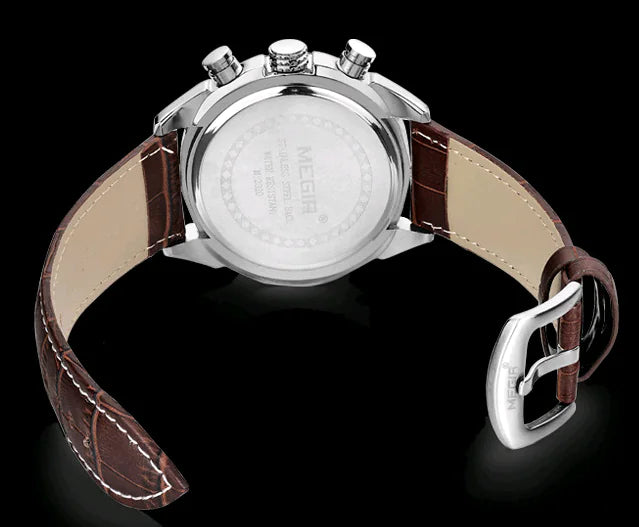 Men's Waterproof Sports Watch with Luminous Dial