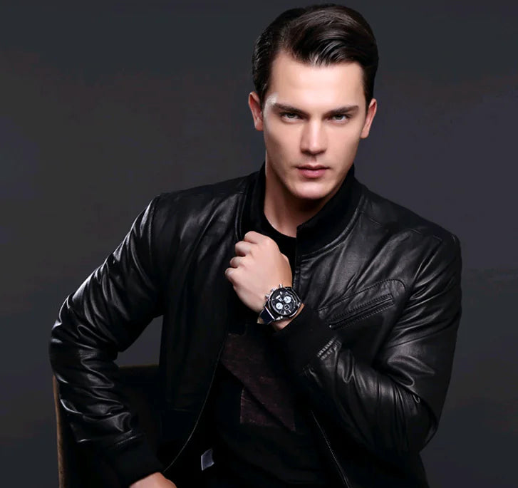 Men's Waterproof Sports Watch with Luminous Dial